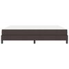 vidaXL Cama tipo Box Spring Marrón Oscuro 180 x 200 cm tela
