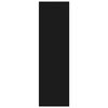 vidaXL Estanter&iacute;a/divisor madera contrachapada negro 80x30x103 cm