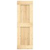 vidaXL Puerta corredera con herrajes madera maciza de pino 70x210 cm