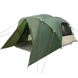 vidaXL Carpa de c&uacute;pula con techo Verde 455 x 252 x 178 cm