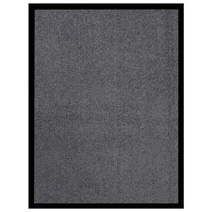 vidaXL Felpudo gris antracita 40x60 cm
