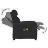 vidaXL Sillón de masaje eléctrico tela negro