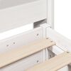 vidaXL Estructura de cama sin colch&oacute;n madera de pino blanca 120x200 cm