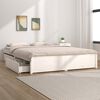 vidaXL Estructura de cama con cajones blanco 150x200 cm