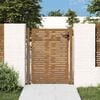 vidaXL Puerta de jard&iacute;n 100x125 cm de acero corten con dise&ntilde;o cuadrado