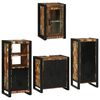 vidaXL Juego de muebles de ba&ntilde;o 4 uds. Multicolor 55 x 35 x 60 cm