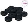 vidaXL adecuado para arandelas planas 36000 uds. Negro &empty;15 x 3 mm