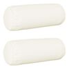 vidaXL Funda de almohada 2 uds. HEERLEN Blanco &Oslash; 15 x 40 cm Tela