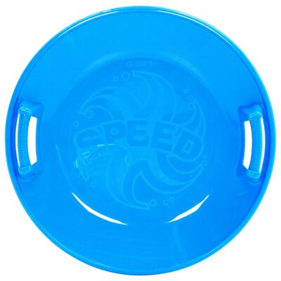 vidaXL Trineo redondo PP azul 66,5 cm