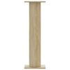 vidaXL Soportes para plantas 2 uds madera roble Sonoma 30x30x95 cm