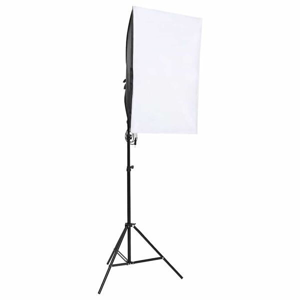 vidaXL Kit de estudio fotogr&aacute;fico con set de luces y reflector