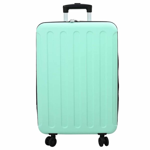 vidaXL Maleta con cerradura Verde menta 43 x 27 x 66 cm Pl&aacute;stico ABS