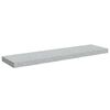 vidaXL Estantes flotantes pared 4 uds gris hormig&oacute;n MDF 90x23,5x3,8 cm