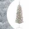 vidaXL &Aacute;rbol de Navidad artificial estrecho con bolas 150 cm 150 LED
