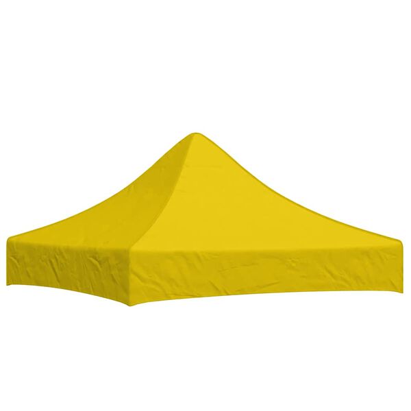 vidaXL Techo de carpa para celebraciones amarillo 2x2 m 270 g/m²