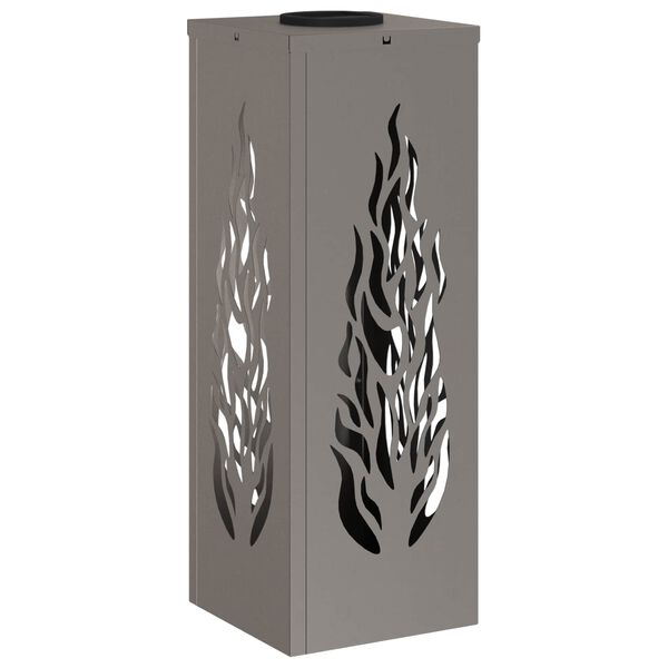 vidaXL Luz de camino LED solar 2 pcs Acero Corten Acero Corten