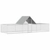 vidaXL Gallinero acero galvanizado 6x2x2 m