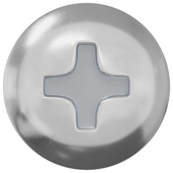 vidaXL Tornillos de Madera 2 pcs Plateado M4 x 25 mm Acero