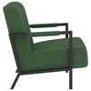 vidaXL Sill&oacute;n de terciopelo verde oscuro