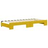 vidaXL Sof&aacute; cama nido terciopelo amarillo 90x200 cm
