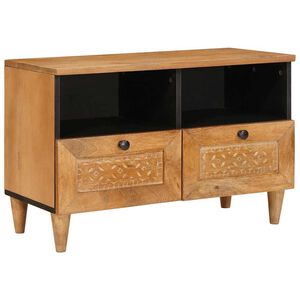 vidaXL Unidades de TV Marr&oacute;n Claro 70 x 33 x 46 cm