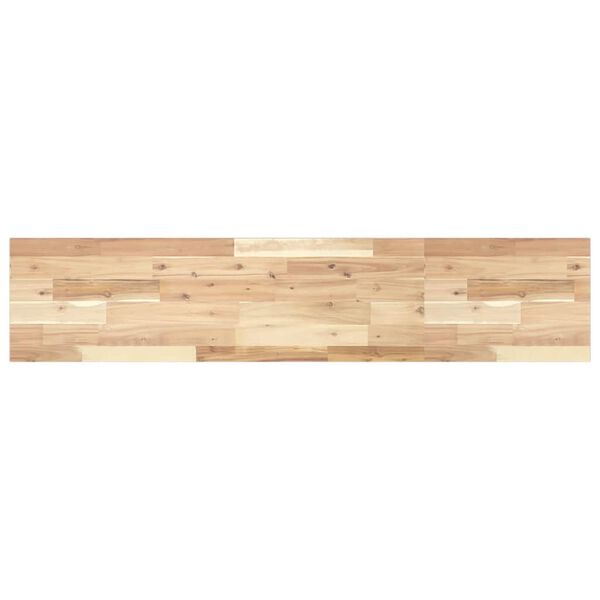 vidaXL Tablero de mesa rectangular madera maciza acacia 120x30x2 cm
