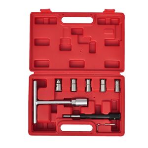 vidaXL Set de cortadores de conjunto de inyector diesel 7 piezas