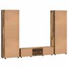 vidaXL Conjunto de mueble de TV Madera vieja Madera de ingenier&iacute;a