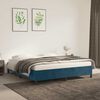 vidaXL Estructura de cama sin colch&oacute;n terciopelo azul oscuro 180x200cm