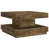 vidaXL Mesa de centro de MDF marr&oacute;n oscuro 60x60x35 cm