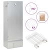 vidaXL Horno ahumador de BBQ con generador humo fr&iacute;o acero galvanizado