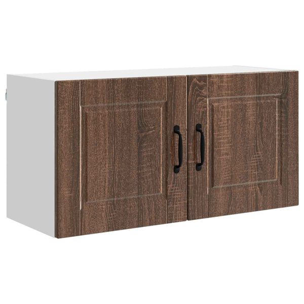 vidaXL Mueble de Cocina con estante Roble Marr&oacute;n 80 x 31 x 40 cm