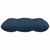 vidaXL Cojines para asiento 4 pcs Azul 45 x 45 x 12 cm tela