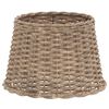 vidaXL Pantalla para l&aacute;mpara mimbre marr&oacute;n &Oslash;40x26 cm