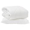 vidaXL Edred&oacute;n con almohada 2 uds. Blanco Microfibra