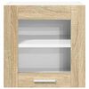 vidaXL Mueble colgante con puerta 2 pcs Roble Sonoma 40 x 31 x 40 cm