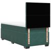 vidaXL Cama box spring con colch&oacute;n terciopelo verde oscuro 90x200 cm