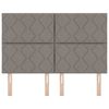 vidaXL Cabecero LED Taup&eacute; 160 cm tela