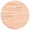 vidaXL Tablero redondo de madera maciza de haya &Oslash;40x4 cm