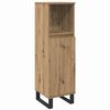 vidaXL Juego de muebles de ba&ntilde;o 3 pcs Marr&oacute;n Madera contrachapada