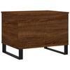 vidaXL Mesa de centro madera contrachapada roble marr&oacute;n 60x44,5x45 cm