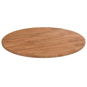 vidaXL Tablero de mesa redonda madera de roble marr&oacute;n claro &Oslash;60x1,5 cm