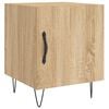 vidaXL Mesita de noche madera de ingenier&iacute;a roble Sonoma 40x40x50 cm