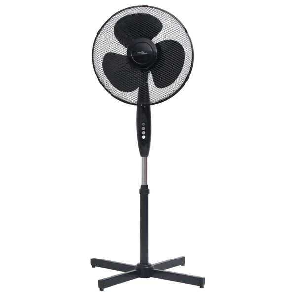 vidaXL Ventilador de pie &Phi;40 cm 120 cm negro