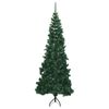 vidaXL &Aacute;rbol de Navidad artificial de esquina verde 180 cm PVC
