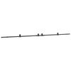 vidaXL Kit de herrajes para puertas correderas acero negro 427 cm