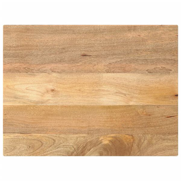 vidaXL Tablero de mesa rectangular madera maciza mango 90x60x2,5 cm