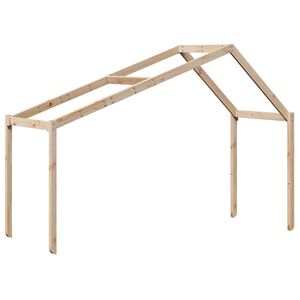 vidaXL Techo de cama infantil madera maciza pino 213x95,5x144,5 cm