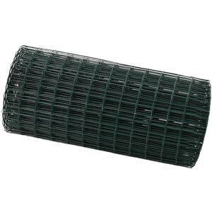 vidaXL Cerca Euro Verde 0.8 x 25 m Hierro recubierto de PVC