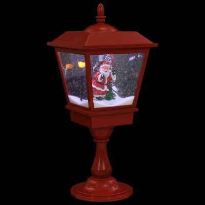 vidaXL Farol de Navidad con base Papá Noel y LED 64 cm